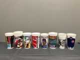 Group of 10 Sports plastic cups