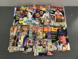 Group of sports magazines