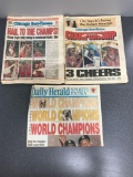 Chicago sun times 1996 collectors edition Chicago Bulls newspaper