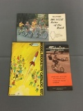 Group of 1973 rocket catalog, Illinois bicycle rules of the road 1971, Schwinn owners manual