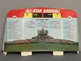All-star baseball board cut out game