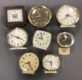 Group of 8 vintage Featuring Westclox Big Ben, Baby Ben and more