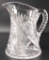 Antique American Brilliant Cut Glass Pitcher