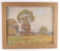 Impressionist-style Oil Painting by A. A. Brock Oil Painting with Gilded Frame