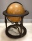 Antique Butler Light Up Globe With Stand