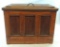 Antique Oak and Pine Tin Lined Cooler