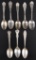 Group of 8 Sterling Silver Souvenir Spoons