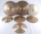 Group of 7 Drum Cymbals