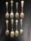 Group of 8 Sterling Silver Souvenir Spoons.