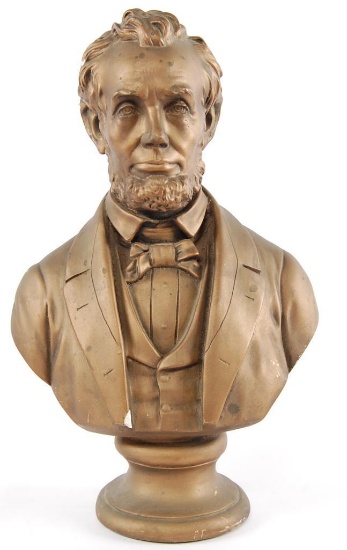 Vintage Plaster Statue of Abraham Lincoln