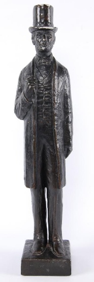Vintage Abraham Lincoln Plaster Statue