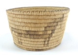 Antique (Circa 1930s) Native American Indian Pima Handmade Pictorial Grass Basket