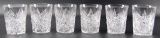 Group of 6 Antique American Brilliant Cut Glass Tumblers