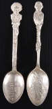 Group of 2 Sterling Silver Souvenir 
