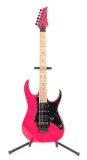 Ibanez Hot Pink RG550 Electric Guitar with Hard Case