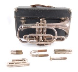 Antique Trumpet Made for the Dixie Music House by Frank Holton & Co.