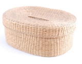 Antique Handmade Grass Basket