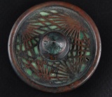 Tiffany Studios New York Antique Bronze Paperweight Spiderweb