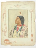 Native American Indian Water Color
