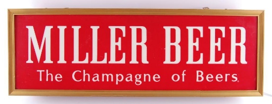 Vintage Miller High Life Light Up Advertising Beer Sign