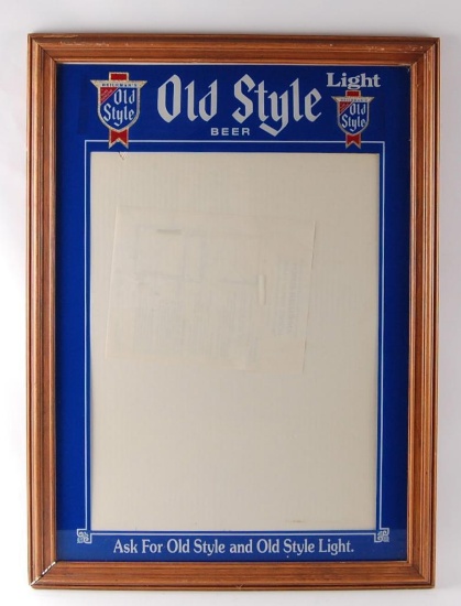 Vintage Old Style Light Advertising Menu Board