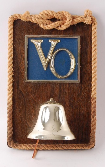 Vintage VO Advertising Bell Sign