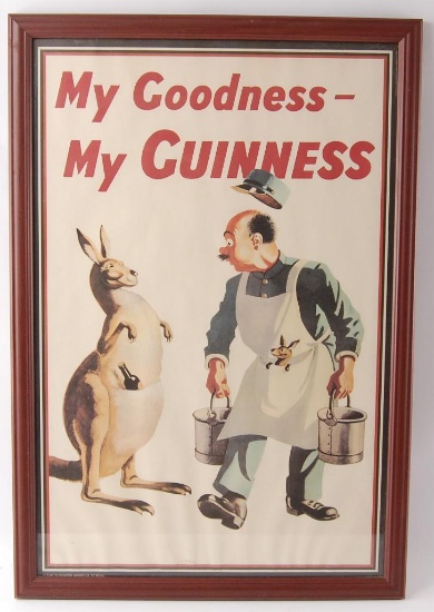 My Goodness My Guinness Advertising Beer Poster
