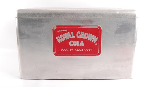 Vintage Royal Crown Cola Advertising Metal Cooler