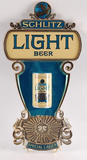 Vintage Schlitz Light Beer Advertising Beer Sign