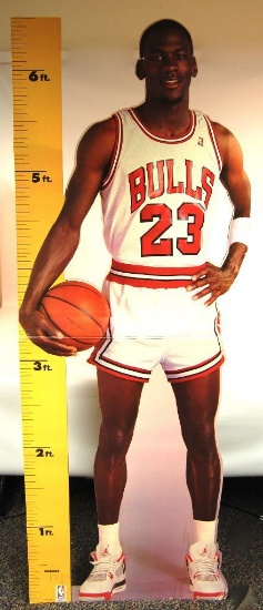 Vintage Michael Jordan NBA Licensed Cardboard Standee