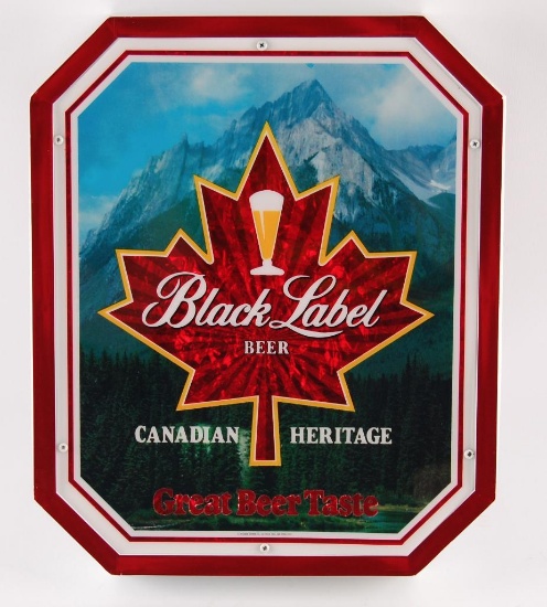 Vintage Black Label Beer Advertising Beer Sign