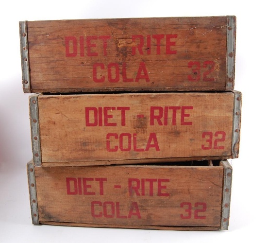 Group of 3 Vintage Diet Rite Cola