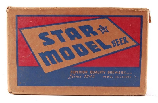 Vintage Star Model Beer Advertising Beer Box with Bottles