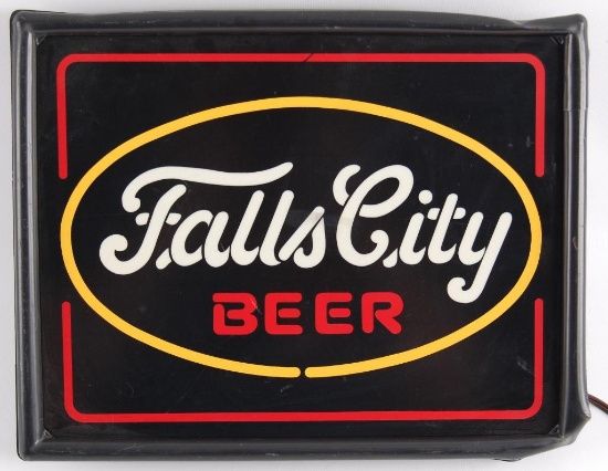 Vintage Falls City Beer Light Up Advertising Beer Sign