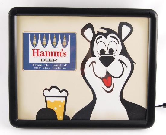 Modern Hamm's Beer Light Up Advertising Beer Sign