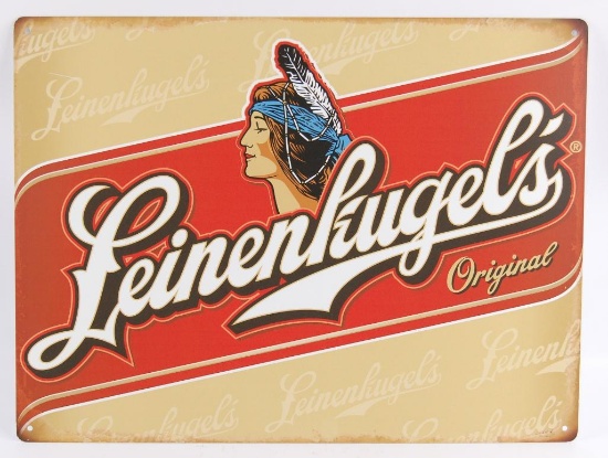 Modern Leinenkugel's Original Advertising Metal Beer Sign