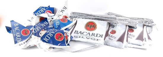 Group of 4 Bacardi and Bacardi Silver Advertising Banners