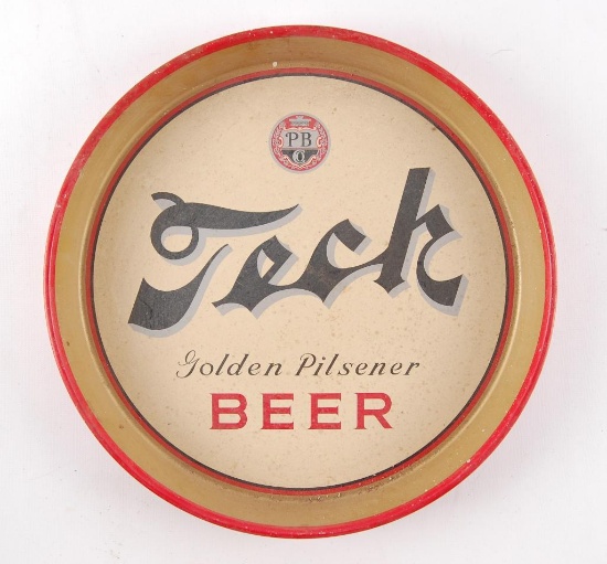 Vintage Tech Golden Pilsner Beer Advertising Tray