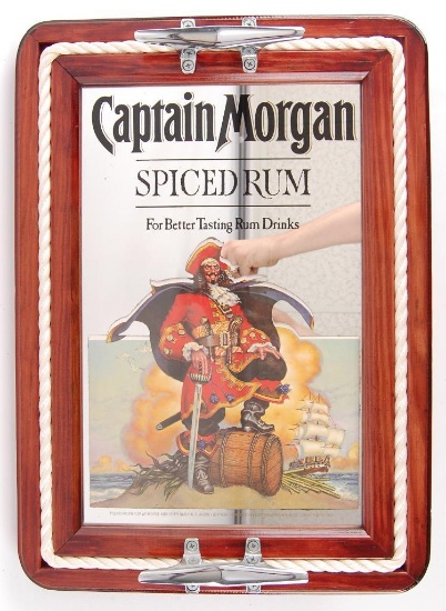 Captain Morgan Spiced Rum Advertising Mirror