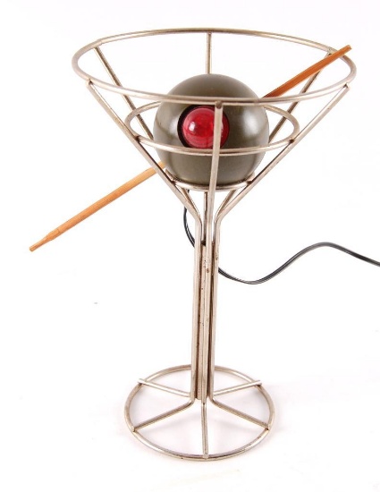 Wire Martini Lamp