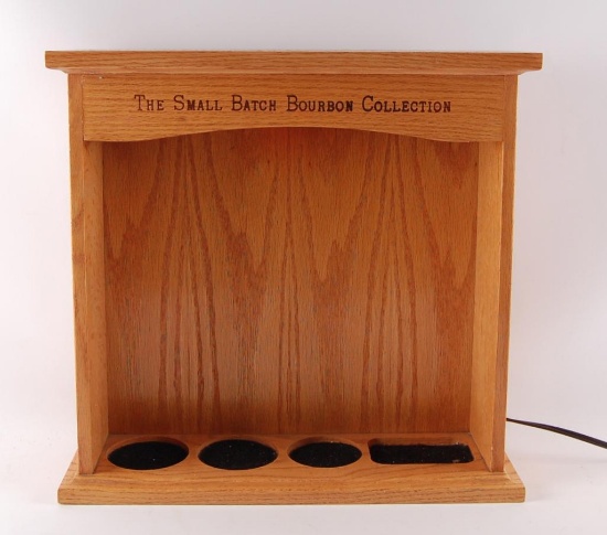 The Small Batch Bourbon Collection Advertising Bottle Display