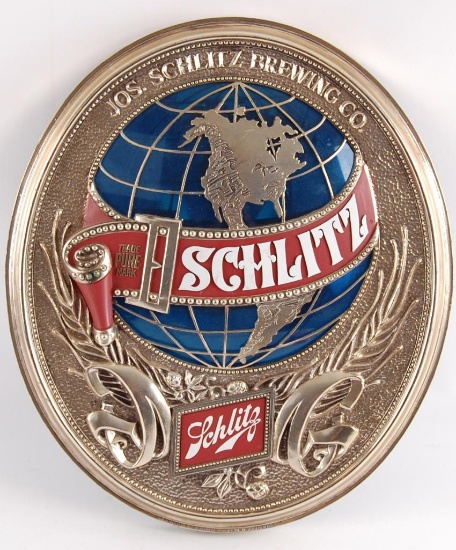 Vintage Schlitz Globe Advertising Beer Sign