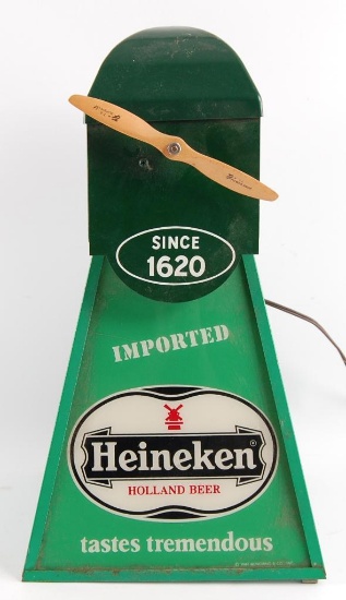 Heineken Windmill Light Up Advertising Beer Sign