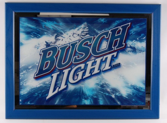Busch Light Advertising Beer Mirror