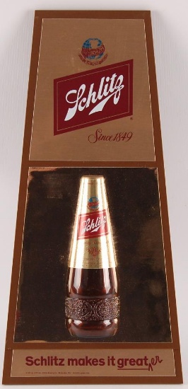 Vintage Schlitz Advertising Beer Sign
