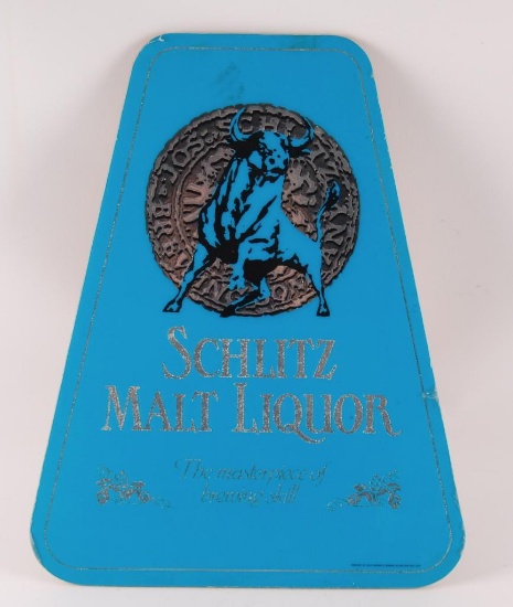 Vintage Schlitz Malt Liquor Advertising Countertop Beer Sign