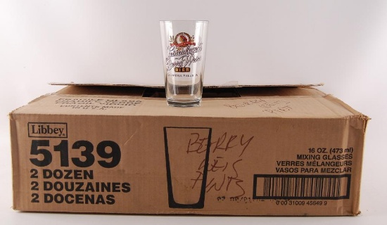 Partial Box of Leinenkugel's Berru Weiss Advertising Beer Glasses