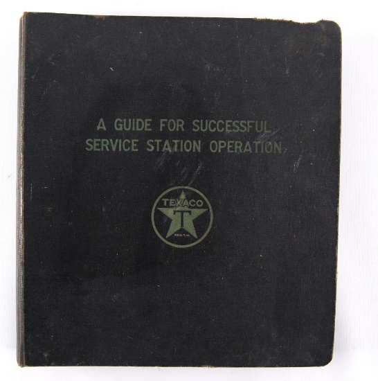 Vintage Texaco Guide for Successful Service Station