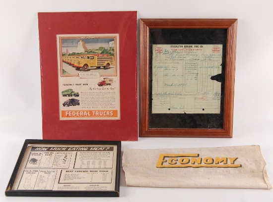 Group of 4 Advertising Items