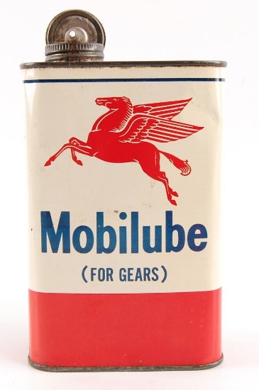Vintage Mobilube Pegasus Advertising Can